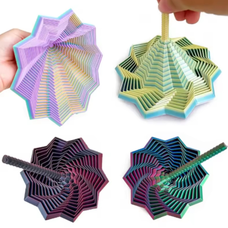 3D Printing Fidget Toys - 3d impresso expandido sensorial fidget estrela