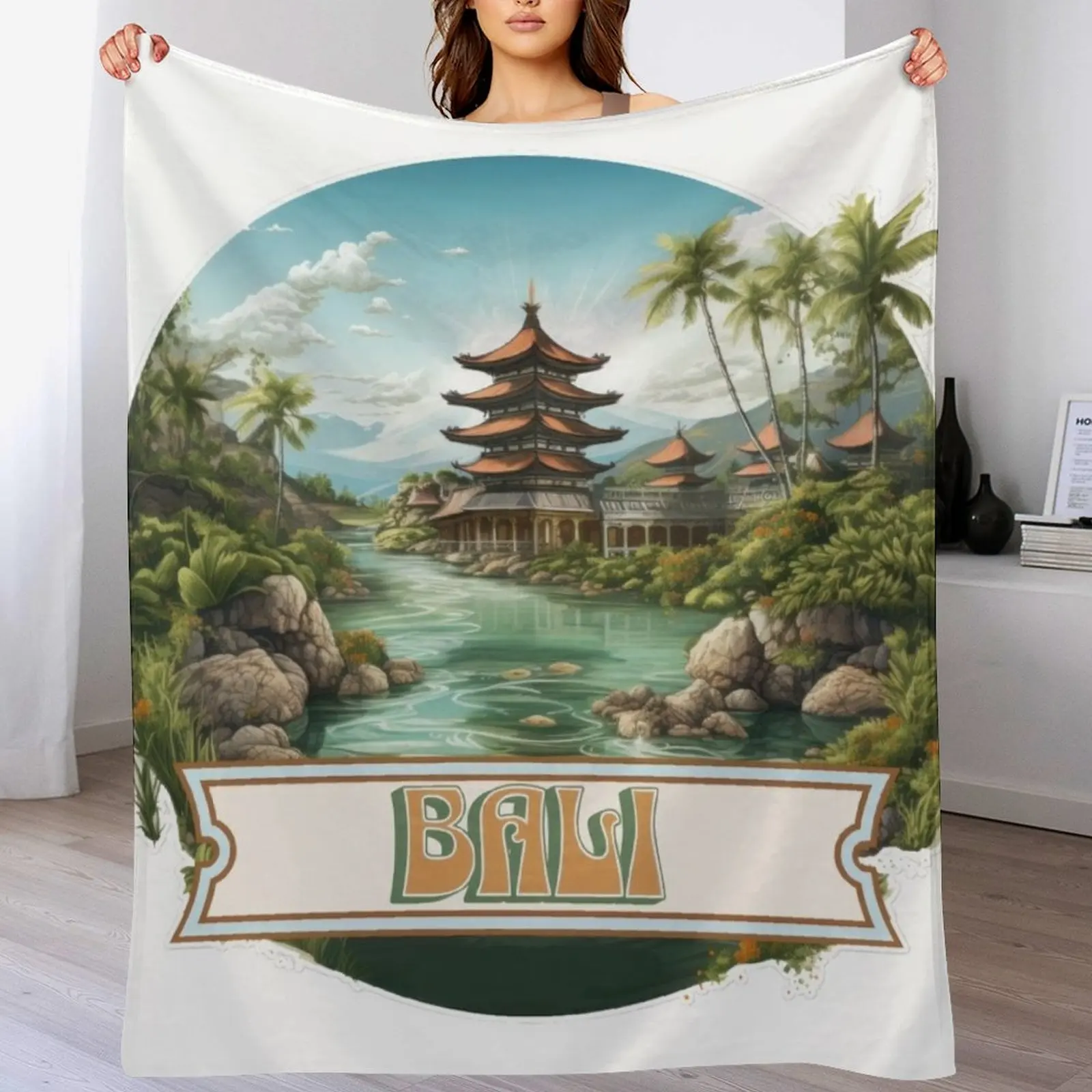 3D Printing Bali - Cobertor de Lã Bali Indonésia, Cobertor