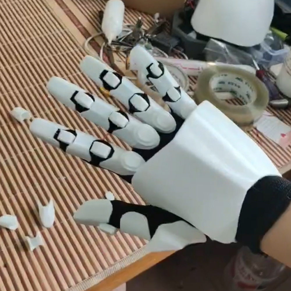 3D Printing Material - Luvas Mecânicas, Feitas de Material PETG