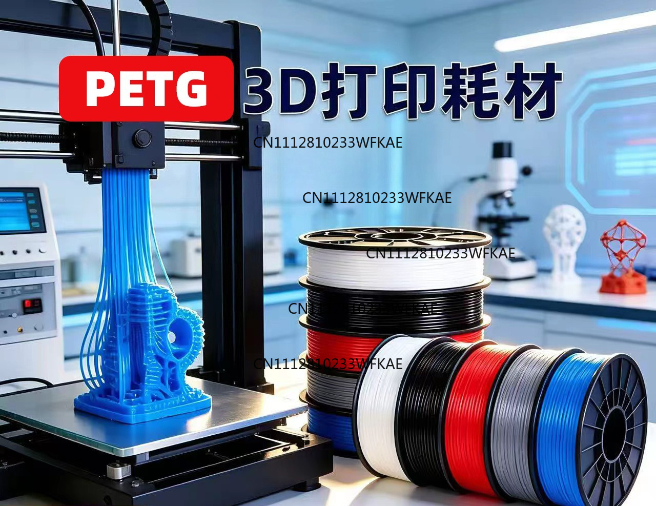 3D Printing Material - Consumíveis para impressão 3D, fio PETG