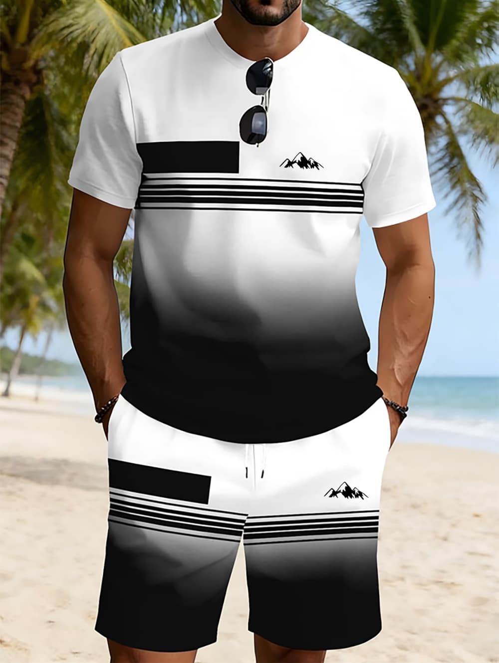 3D Printing Kit - Conjunto Masculino Casual de Verão 2026: