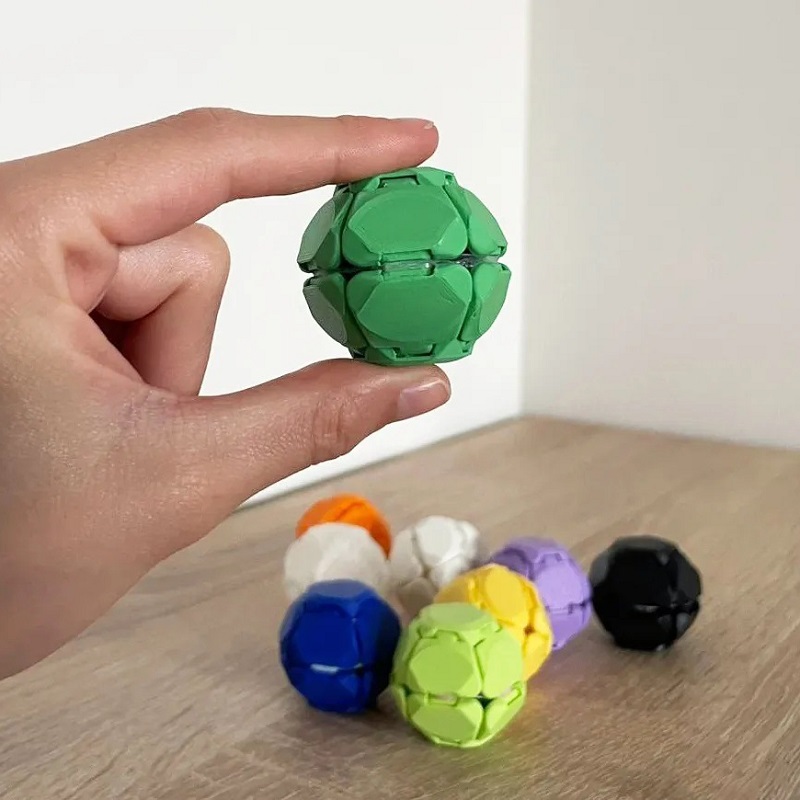 3D Printing Fidget Toys - Ferramenta de Descompressão PentaClick para Impressão