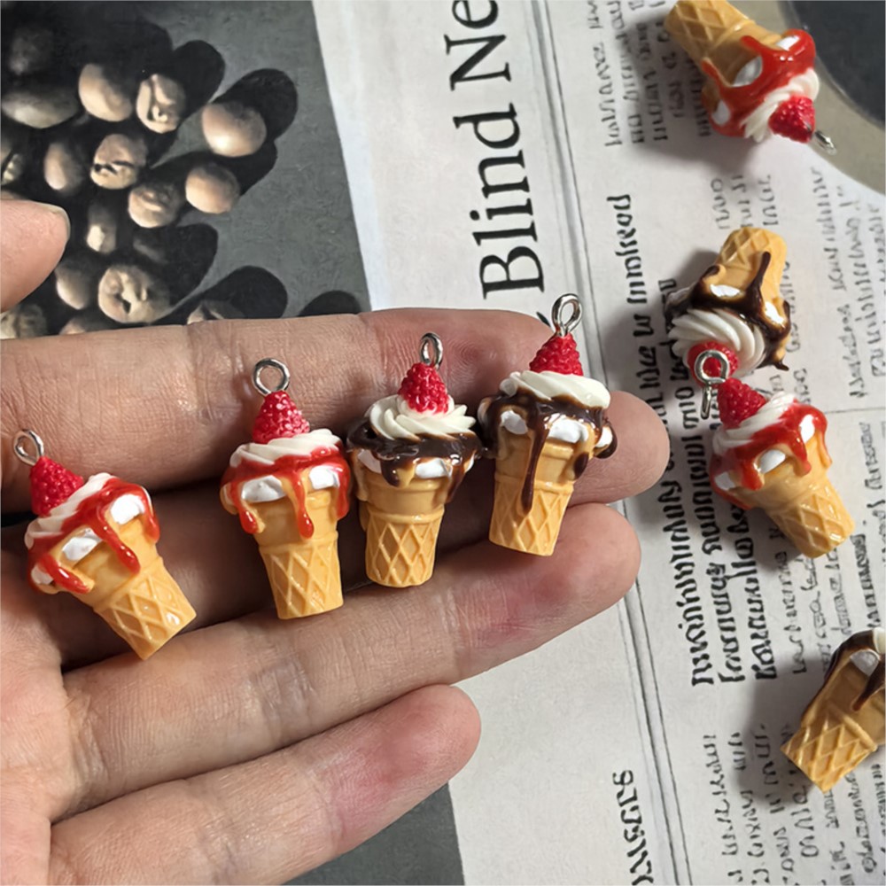 3D Printing Earrings - 10 Peças de Pingentes de Resina