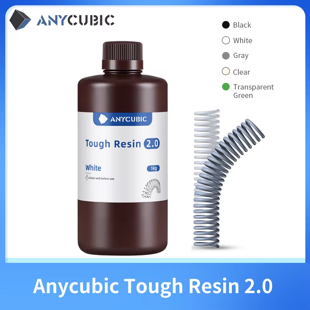 3D Printing Dental - Anycubic resina resistente flexível 2.0 lcd