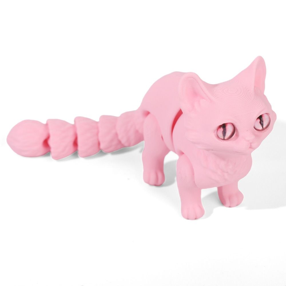 3D Printing Material - Modelo de Gato Impresso em 3D