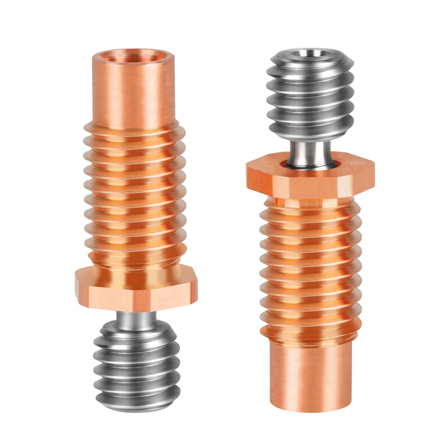 3D Printing Titanium - 2 peças e3d v6 hotend heatbreak