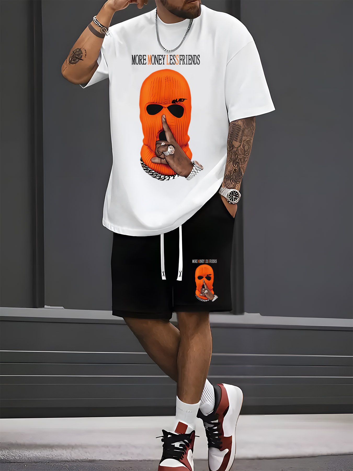 3D Printing Kit - Conjunto Masculino de Verão 2026 Novo