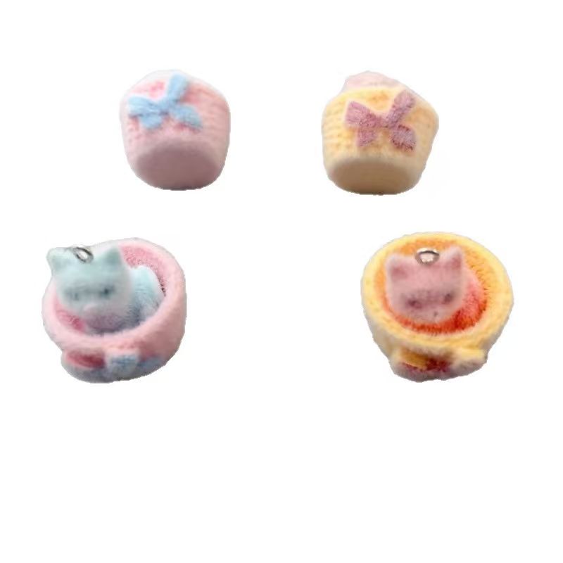 4 peças de pingente de gato em - 3D Printing Earrings avaliação e preço