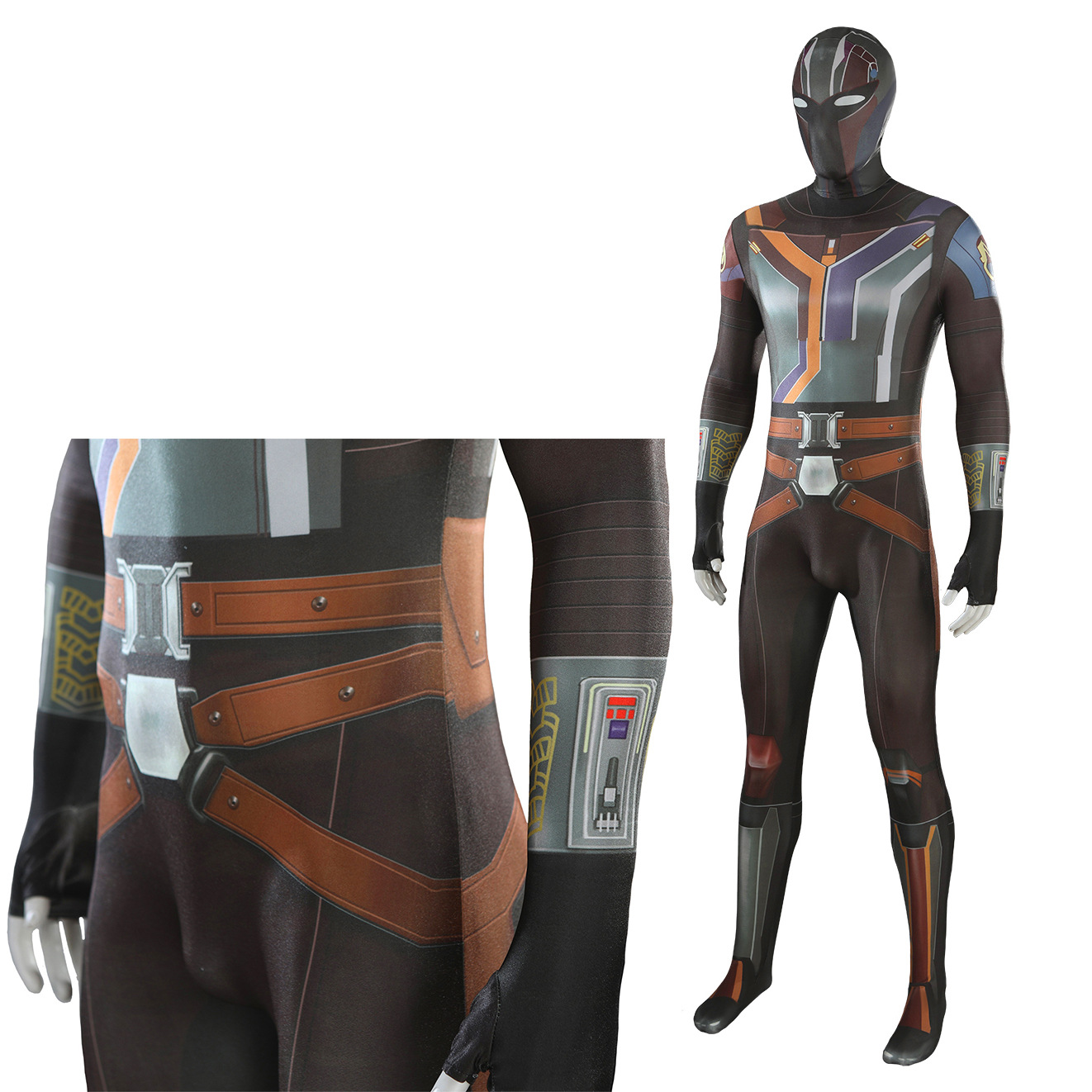 Fantasia Cosplay Sabine Wren M - 3D Printing Mask avaliação e preço