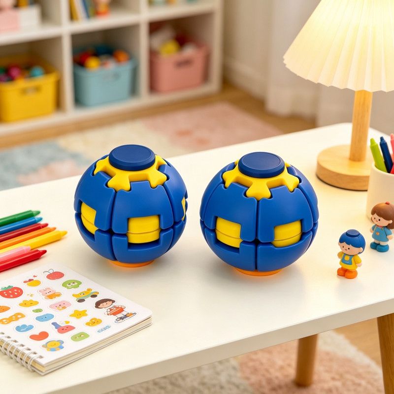 Bola Fidget Rotativa Impressa  - 3D Printing Fidget Toys avaliação e preço