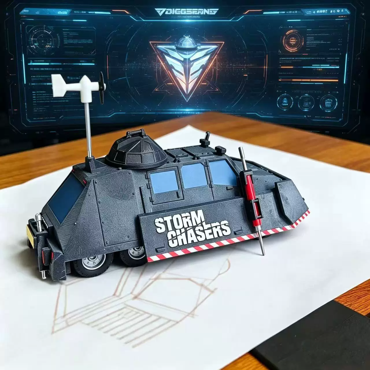 Modelo de Veículo Interceptor  - 3D Printing Diecast Cars avaliação e preço