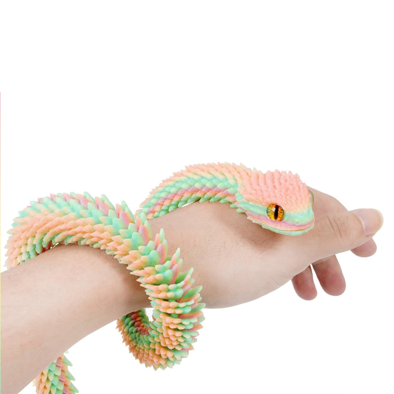 Novo 2026 Estátua de Cobra Rea - 3D Printing Fidget Toys avaliação e preço