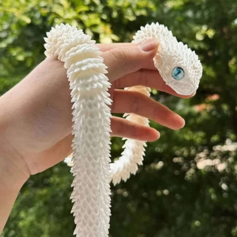 Novo 2026 Estátua de Cobra Rea - 3D Printing Fidget Toys avaliação e preço