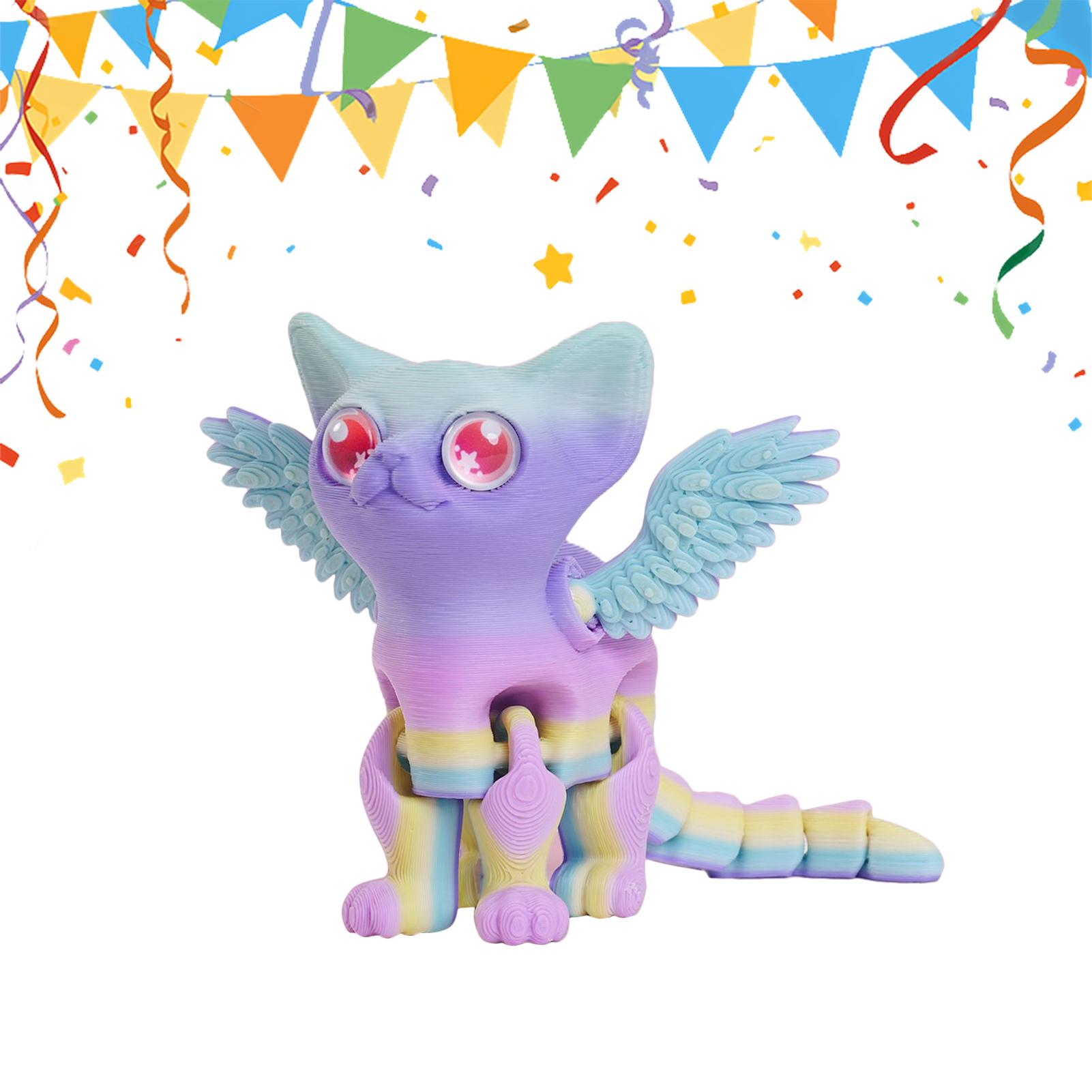 Figura de Gato em Impressão 3D - 3D Printing Fidget Toys avaliação e preço