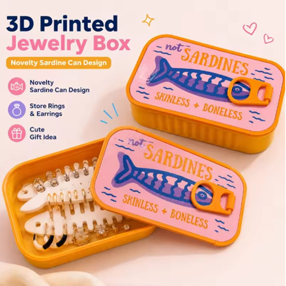 Caixa de Joias em Formato de L - 3D Printing Earrings avaliação e preço