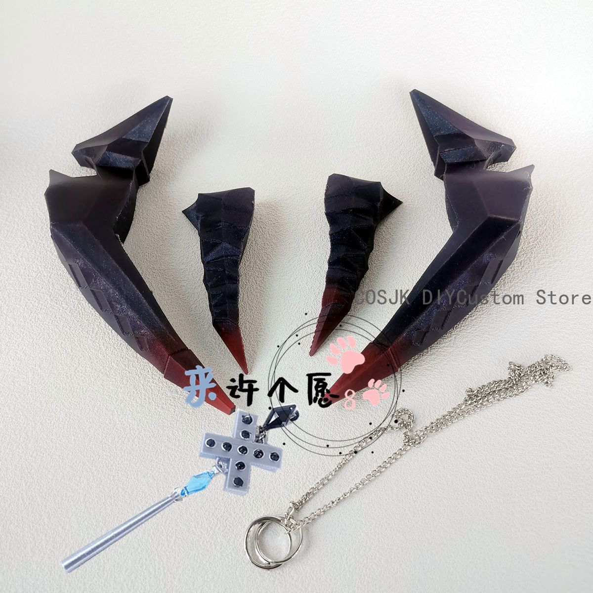 Acessórios de Cosplay Arknight - 3D Printing Earrings avaliação e preço