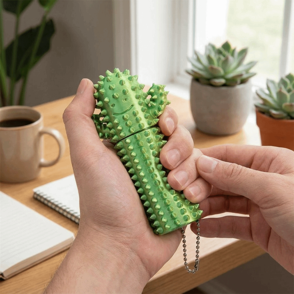 Chaveiro Cacto com Superfície  - 3D Printing Process avaliação e preço