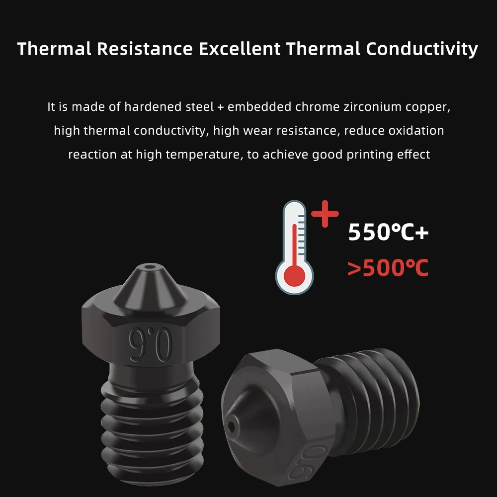 Bico E3D 0.2/0.4/0.6/0.8mm de  - 3D Printing Titanium avaliação e preço