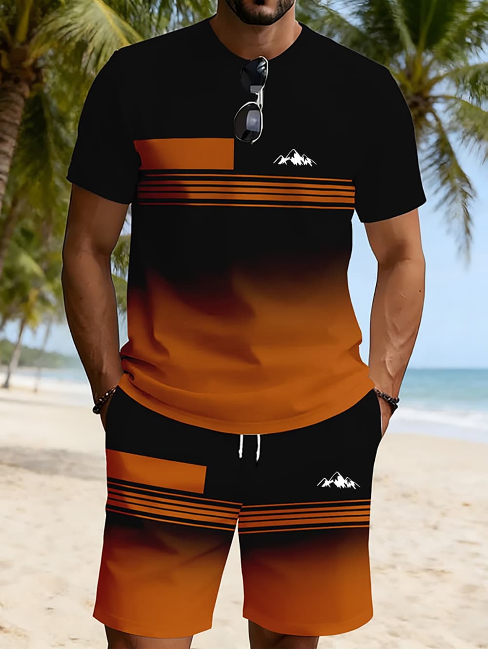 Conjunto Masculino Casual de V - 3D Printing Kit avaliação e preço