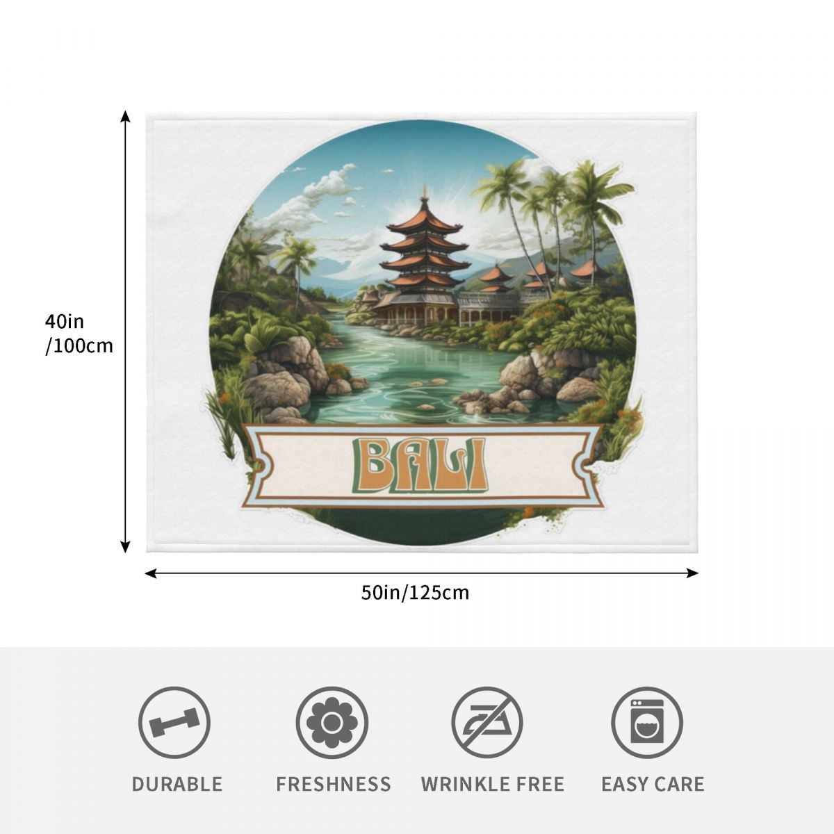 Cobertor de Bali, Indonésia, q - 3D Printing Bali avaliação e preço