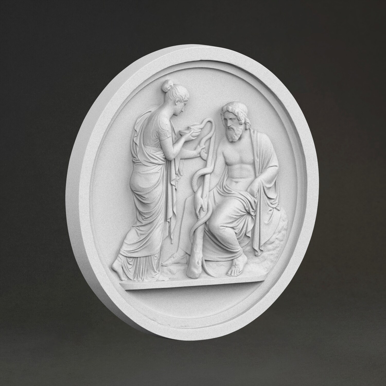 Escultura “Recitação de Nêmesi - 3D Printing Material avaliação e preço