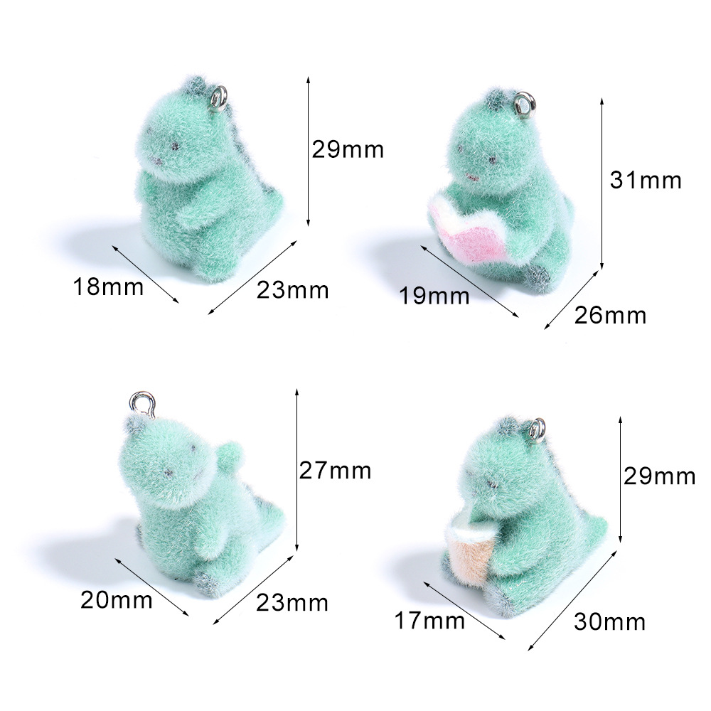 4 pçs 3d mini dinossauro pinge - 3D Printing Earrings avaliação e preço