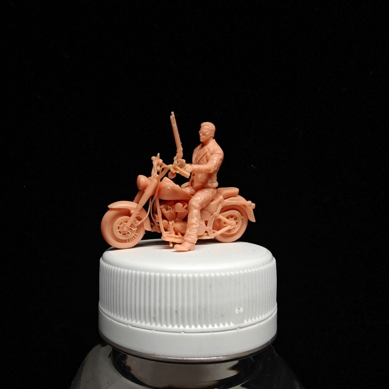Miniatura de Motociclista em E - 3D Printing Diecast Cars avaliação e preço