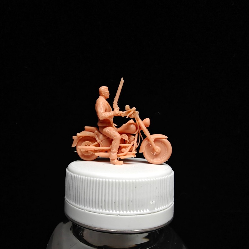 Miniatura de Motociclista em E - 3D Printing Diecast Cars avaliação e preço