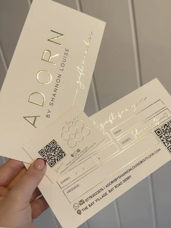 Design personalizado Vouchers  - 3D Printing Qr Code avaliação e preço
