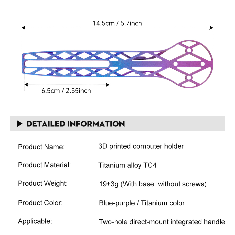 Suporte Extensor de Bicicleta  - 3D Printing Titanium avaliação e preço