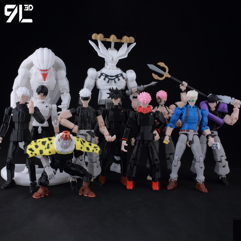 Novo Jujutsu Kaisen: Bonecos A - 3D Printing Titanium avaliação e preço
