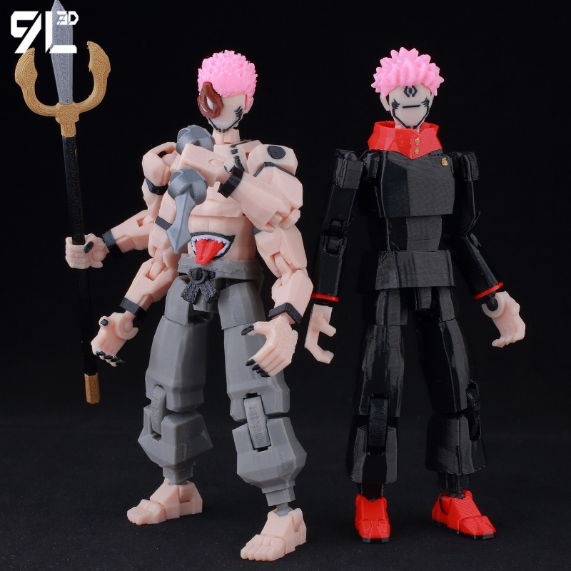 Novo Jujutsu Kaisen: Bonecos A - 3D Printing Titanium avaliação e preço