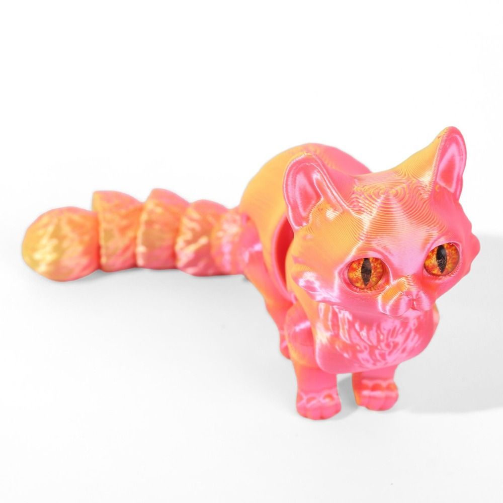 Modelo de Gato Impresso em 3D  - 3D Printing Material avaliação e preço