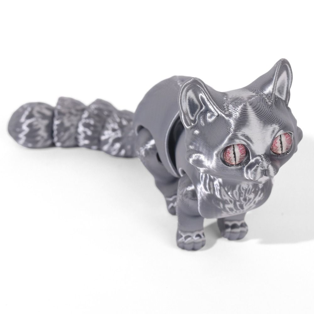 Modelo de Gato Impresso em 3D  - 3D Printing Material avaliação e preço