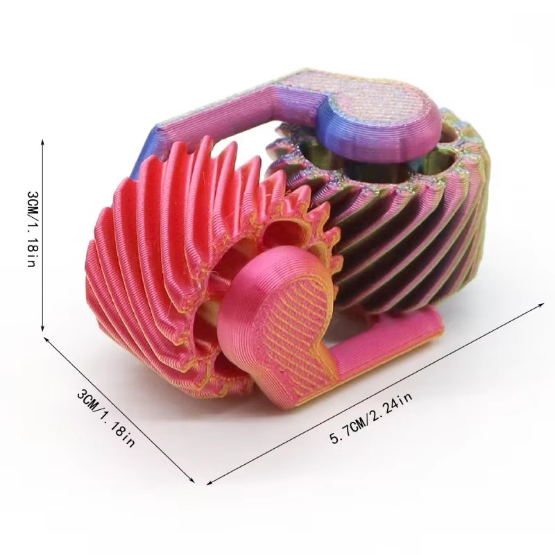 1 UNIDADE Fidget Spinner Impre - 3D Printing Fidget Toys avaliação e preço